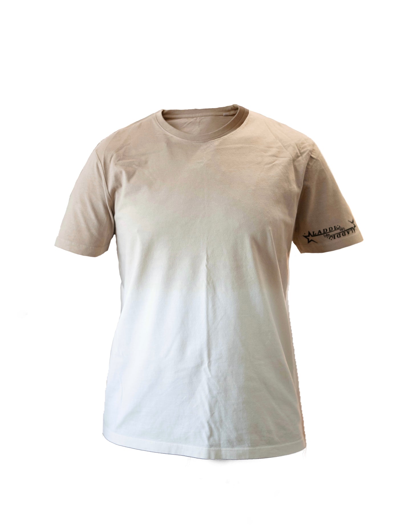 New Arrival - Earthy Elegance: Native Spirit Unisex Dip Dye Tee in Wet Sand