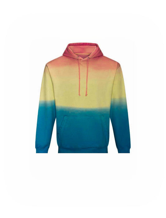 New Arrival - Vibrant Spectrum: Multicolored Unisex Hoodie